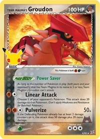 Team Magmas Groudon - 9/95 - Classic Collection